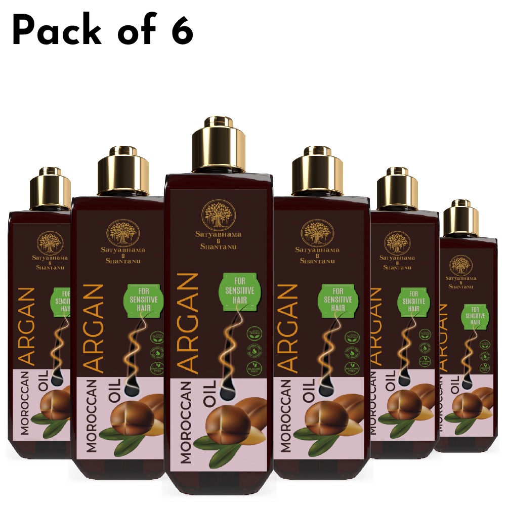 Moroccan Argan Hair Oil (200 ml) Pack Of 6